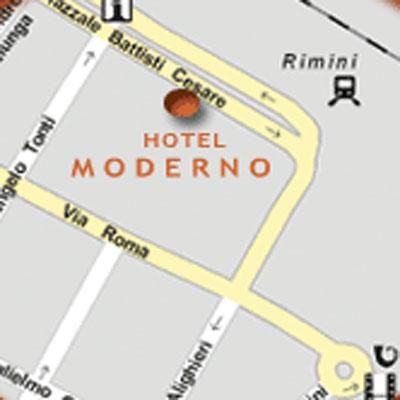Hotel Moderno Rimini Ngoại thất bức ảnh
